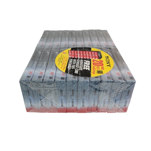 Sony High Fidelity Normal Bias Audio Cassete Blank Media 60 Min NIP 20 Pack - Picture 4 of 8
